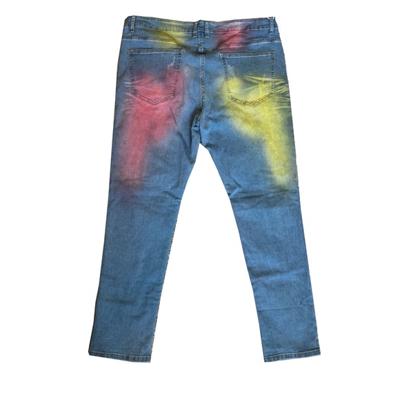 Splatter Paint Jeans - Picture 3 of 5